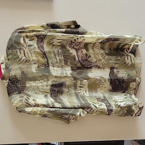 𝅺gerry WEBER Vintage Short Sleeve Button-down Shirt 44 - Picture 2 of 7